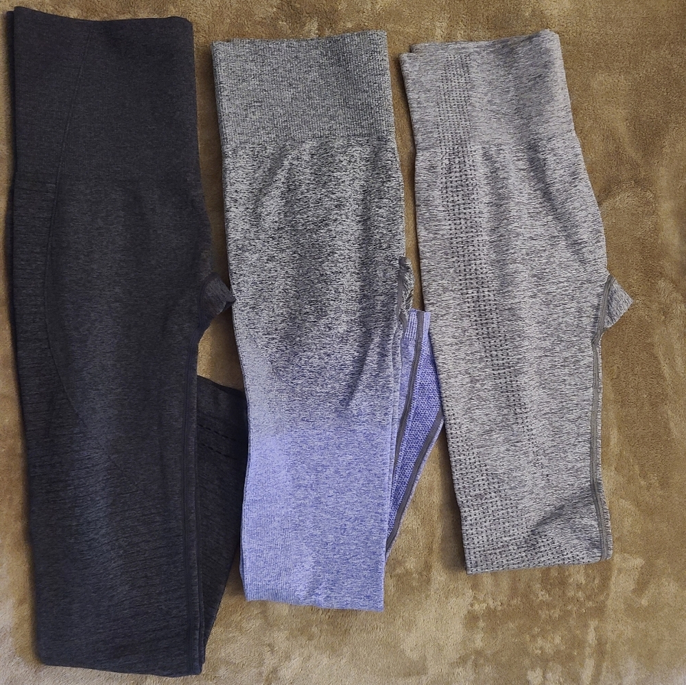 Lot of 3 Gymshark workput pants